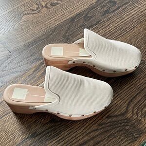Dolce Vita Cream Slip-On Clogs